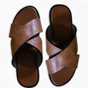 sandale en cuir
